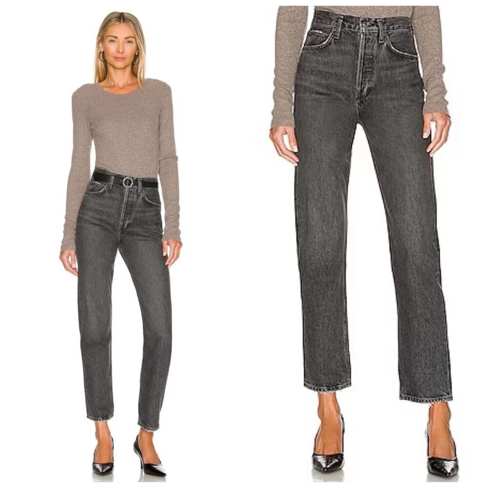 AGOLDE 90'S PINCH WAIST HIGH RISE STRAIGHT LEG JEANS STYLE#A154-1346 Size 24